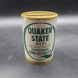 Vintage Avon Quaker State Heavy Duty Powdered Hand Cleaner(Full).